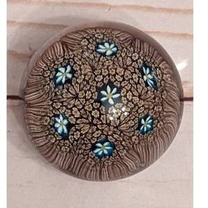 Vitnage Millefiori Art Glass Paperweight